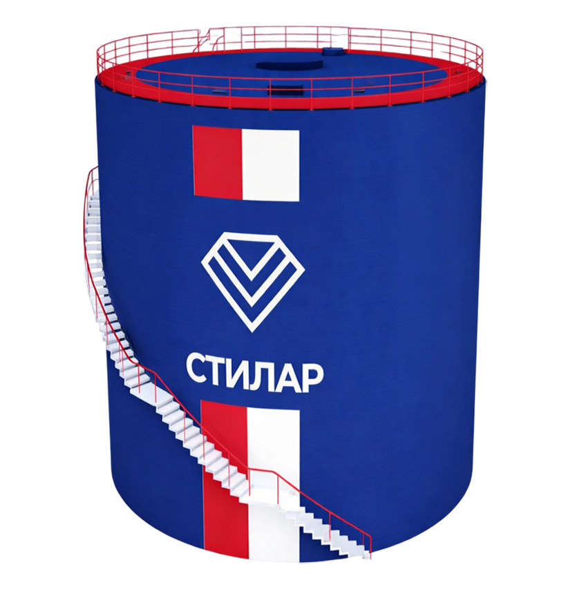 Цельносварной резервуар РВС для АЗС 150 м³ от завода-производителя